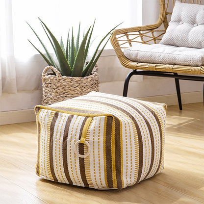 Pouf / Puff Cubo Líneas