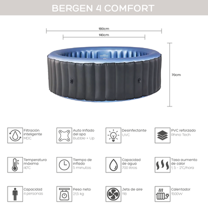 Hot Tub Bergen 4 Comfort