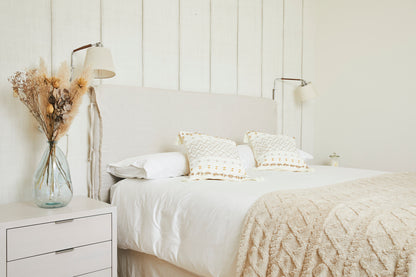 Manta Sherpa Jacquard Beige King