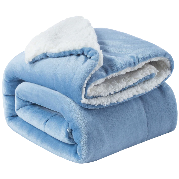 Manta Sherpa King Celeste